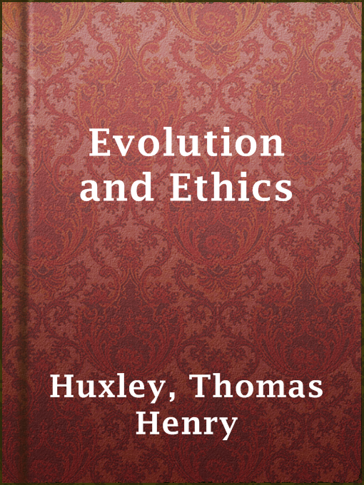 Upplýsingar um Evolution and Ethics eftir Thomas Henry Huxley - Til útláns